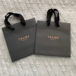 NEW! Set of Two Trump Hotels Gift Bags